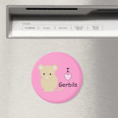 I Heart Gerbils Magnet (In Situ (Geschirrspüler))