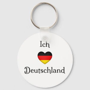 "I Heart Germany" Deutscher Prix World Traveller Schlüsselanhänger