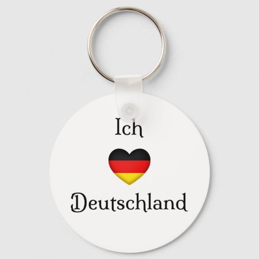 "I Heart Germany" Deutscher Prix World Traveller Schlüsselanhänger (Vorderseite)