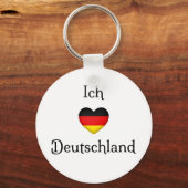 "I Heart Germany" Deutscher Prix World Traveller Schlüsselanhänger (Vorderseite)