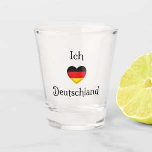 "I Heart Germany" Deutscher Prix World Traveller Schnapsglas