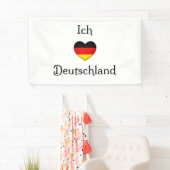 "I heart Germany" Deutscher Reisender Banner (Insitu)
