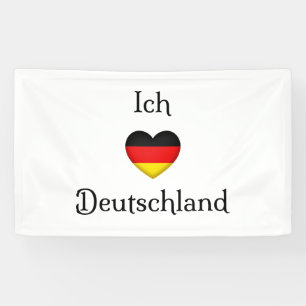 "I heart Germany" Deutscher Reisender Banner