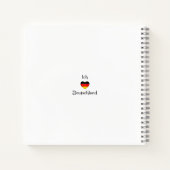 "I heart Germany" Deutscher Reisender Notizblock (Rückseite)