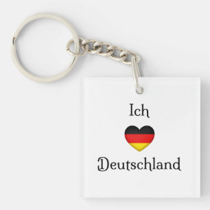 "I heart Germany" Deutscher Reisender Schlüsselanhänger