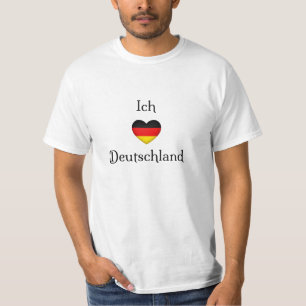 "I Heart Germany" Deutschland Prix World Traveller T-Shirt