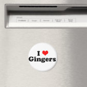 I Heart Gingers Magnet (In Situ (Geschirrspüler))