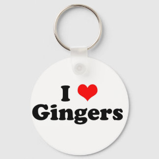 I Heart Gingers Schlüsselanhänger