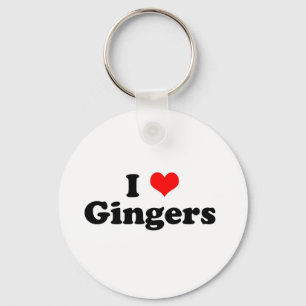 I Heart Gingers Schlüsselanhänger