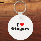 I Heart Gingers Schlüsselanhänger (Vorderseite)