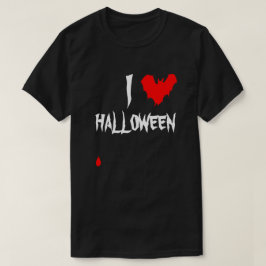 I Heart Halloween Funny einzigartig anpassbar T-Shirt