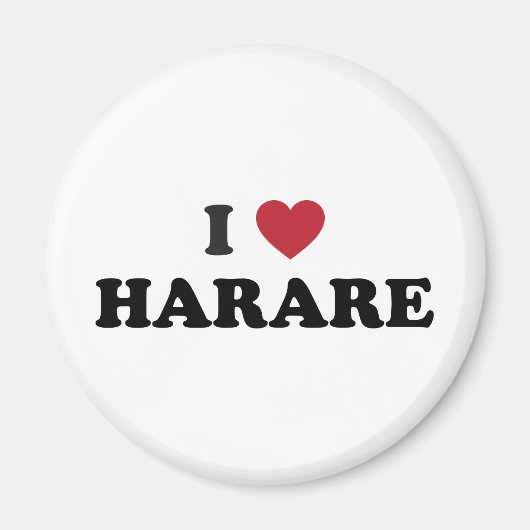 I Heart Harare Zimbabwe Magnet (Vorne)