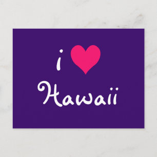I Heart Hawaii Postkarte