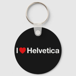 I heart Helvetica Schlüsselanhänger