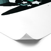 I Heart Hip Hop Music Poster (Ecke)