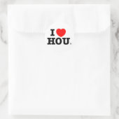 I Heart HOU Sticker (Tasche)