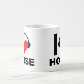 I Heart House Funny Mug Kaffeetasse (Mittel)
