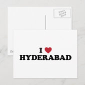 I Heart Hyderabad Postkarte (Vorne/Hinten)