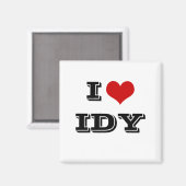 I Heart IDY Magnet (Vorderseite/Rückseite)