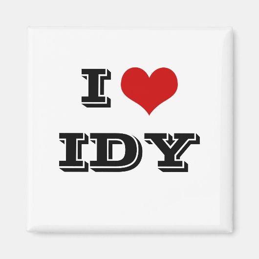 I Heart IDY Magnet (Vorne)