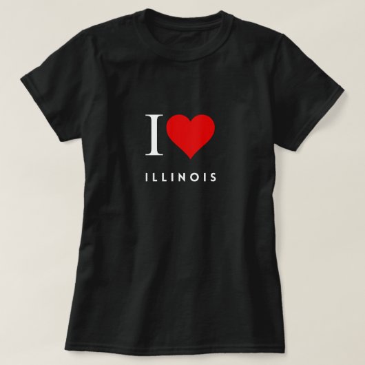 I Heart Illinois blass Womens T - Shirt (Design vorne)