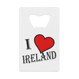 I Heart Ireland bk bocnt Geldbeutel Flaschenöffner