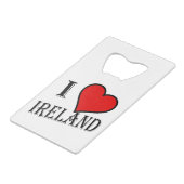 I Heart Ireland bk bocnt Geldbeutel Flaschenöffner (Rückseite Schrägansicht)