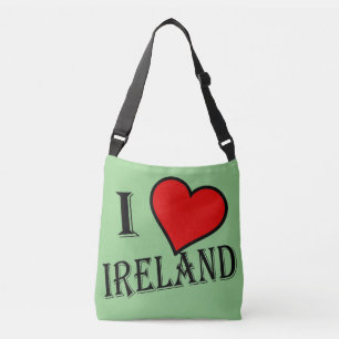 I Heart Ireland bk cbcn Tragetaschen Mit Langen Trägern