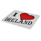 I Heart Ireland bk cbcnt Schneidebrett (Ecke)