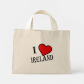 I Heart Ireland bk ttcent Mini Stoffbeutel (Rückseite)