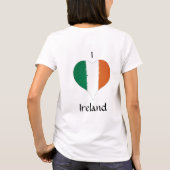 I Heart Ireland Irish Flag T-Shirt (Rückseite)