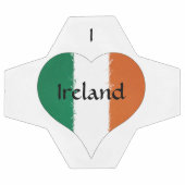 I Heart Ireland Irish Tricolor Flag Fußball (Flach)