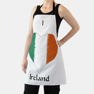 I Heart Ireland Irish Tricolor Flag Schürze