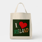 I Heart Ireland Overlay Gtcent Tragetasche (Rückseite)