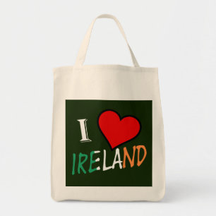 I Heart Ireland Overlay Gtcn Tragetasche