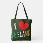 I Heart Ireland Overlay STCENT Tasche (Rückseite)