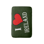 I Heart Ireland wt bmcnt Badematte (Vorderseite Vertikal)
