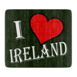 I Heart Ireland wt cbcn Schneidebrett