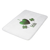 I Heart Irish Badematte (Schrägansicht)