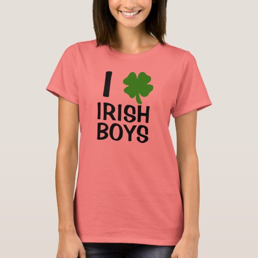 I Heart Irish Boys T-Shirt (Vorderseite)