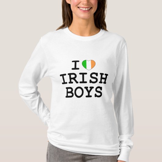 I Heart Irish Boys T-Shirt (Vorderseite)
