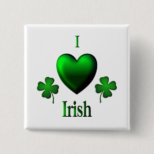 I Heart Irish Button