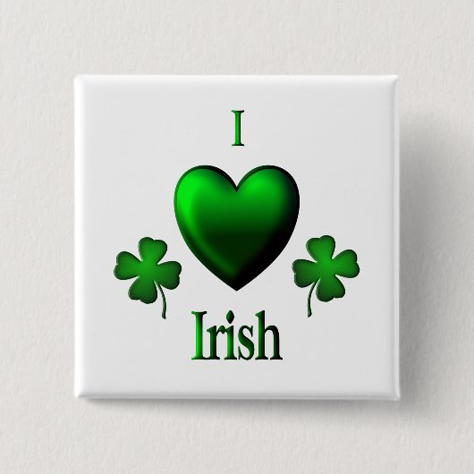 I Heart Irish Button (Vorderseite)