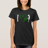 I Heart Irish Dance - Hard Shoe Irish Dancer T-Shirt (Vorderseite)
