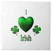 I Heart Irish Fliese (Vorderseite)