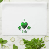 I Heart Irish Geschirrtuch (Gefaltet)