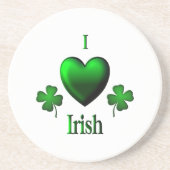 I Heart Irish Getränkeuntersetzer (Vorne)
