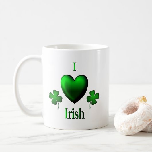 I Heart Irish Kaffeetasse (Mit Donut)