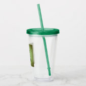 I Heart Irish Kleeblatt Name Monogram Initials Acryltrinkbecher (Links)