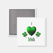 I Heart Irish Magnet (Vorderseite/Rückseite)